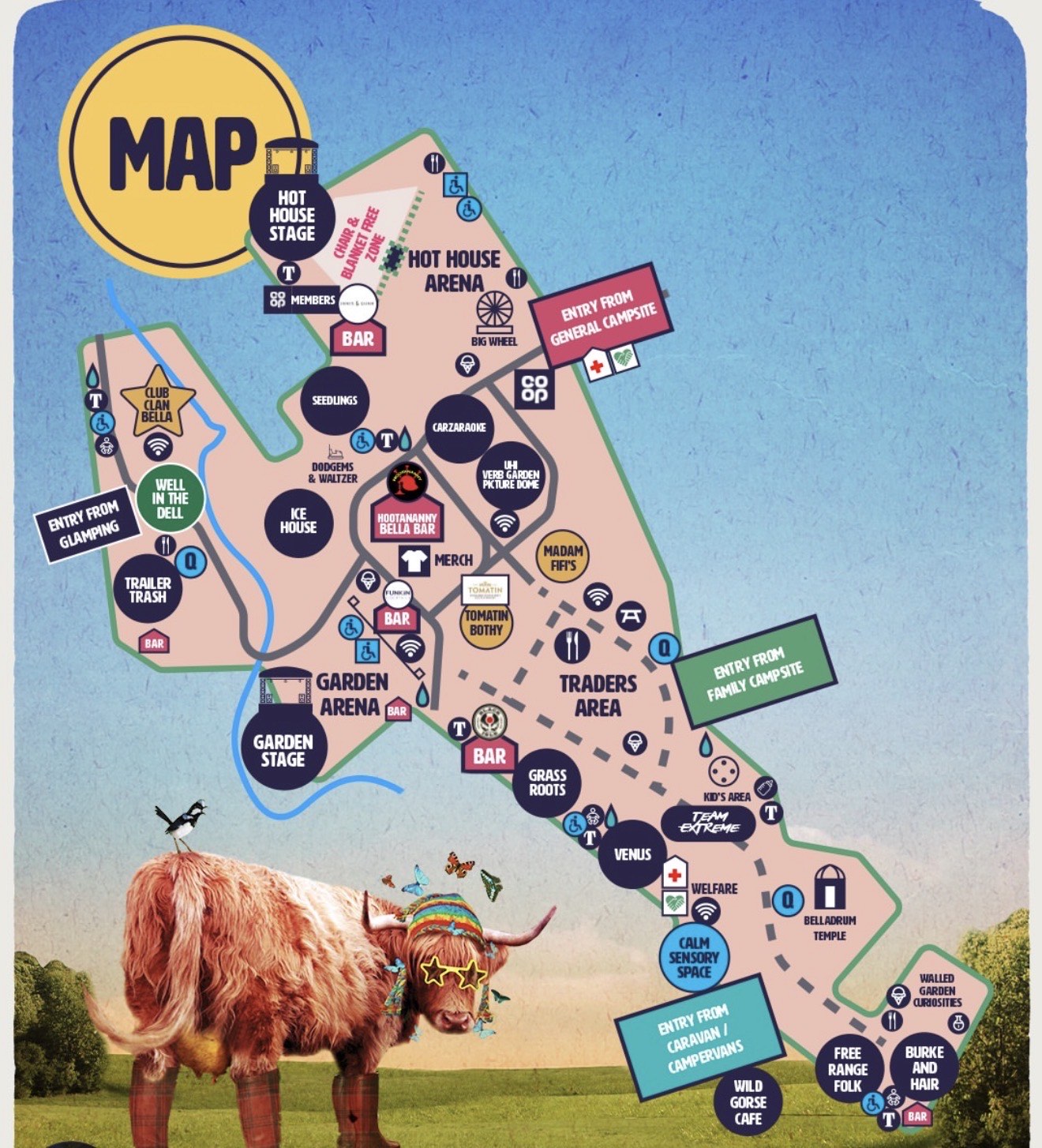 Belladrum arena map