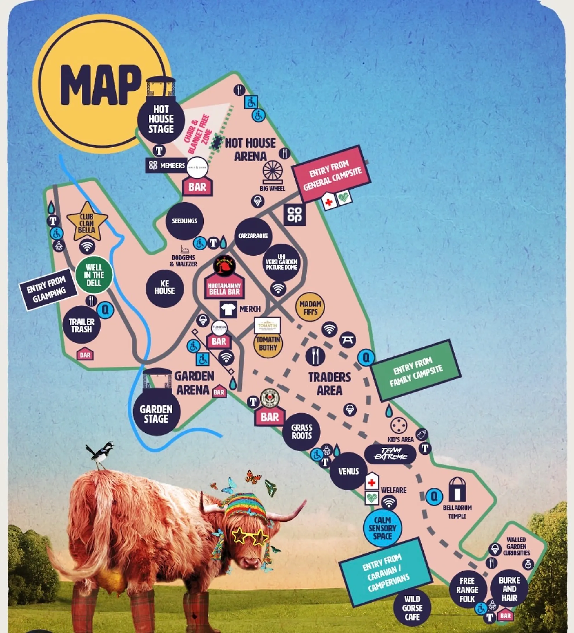 Belladrum arena map